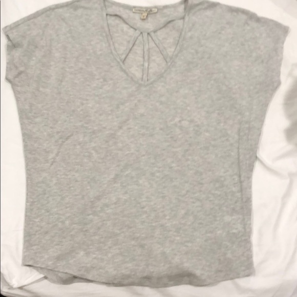 Express One Eleven Short Sleeve Gray Shirt - Picture 1 of 6